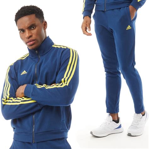 adidas ts entry trainingspak blauw heren